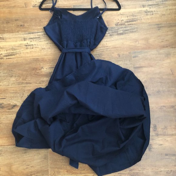 GAP Fit and Flare Cami Belted Linen-Cotton Dress - Picture 16 of 16